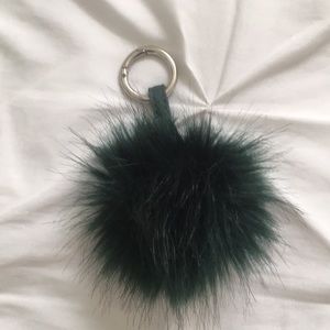 Dark green key chain